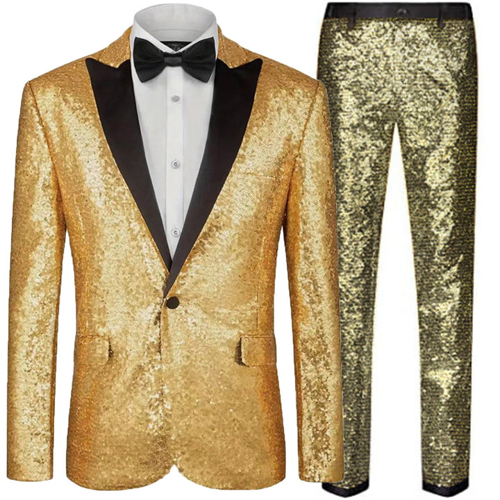 Men's Glamorous Sequin Suit Set Chic Und Stil