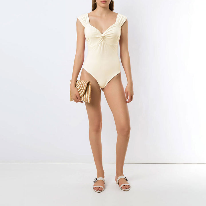 Women's swimsuit with an elegant cut and sophisticated strap details Chic & Stil
