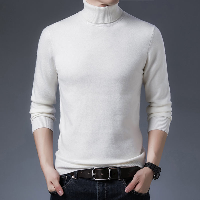 High-quality wool turtleneck sweater for men Lune London