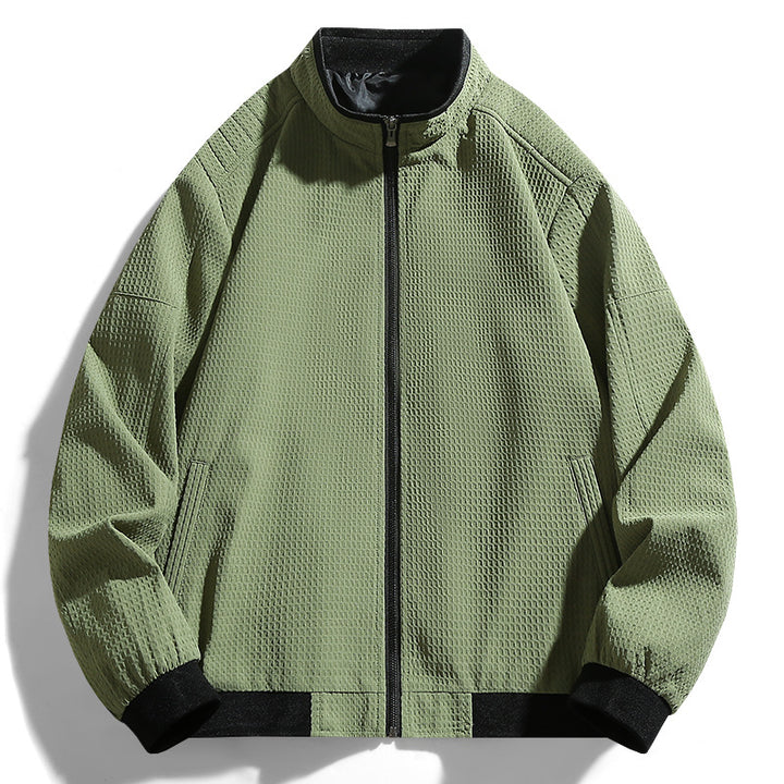 Versatile leisure jacket for men with textured surface Lune London