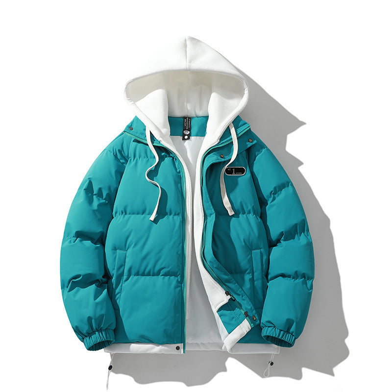 Warm padded jacket for women with removable hood and wind protection Lune London