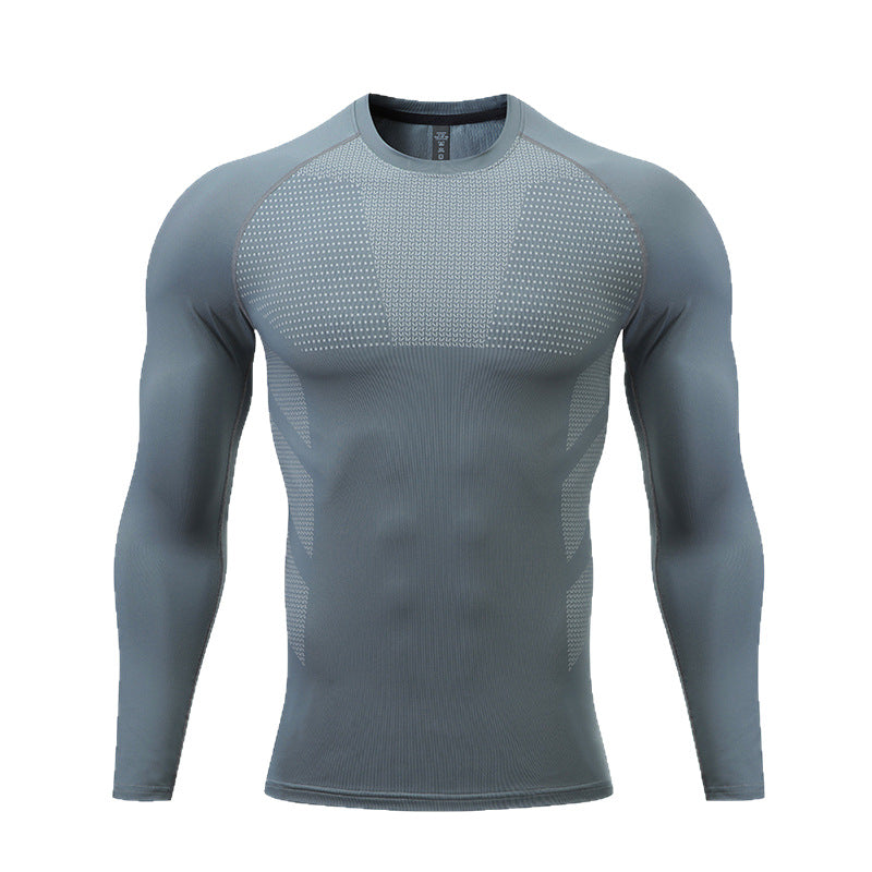Men's Compression Long Sleeve Sports Shirt Lune London