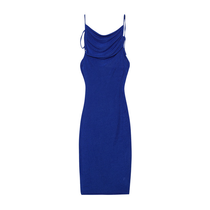 Ladies Elegant Summer Dress Draped Lune London
