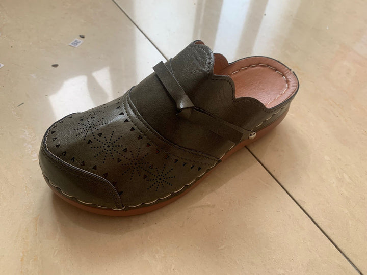 Ladies Decorative Clogs Chic Neckline and Style
