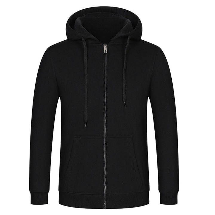 Men's zip-up hoodie with full zipper and practical pockets Lune London