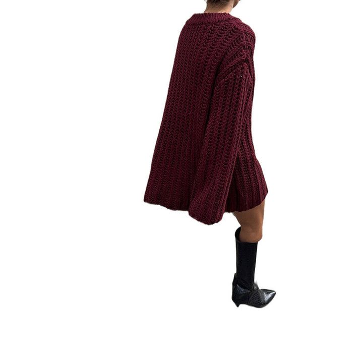 Ladies Oversized Chic Knit Sweater and Knit