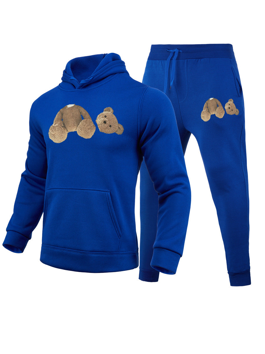 Women's sweatshirt and jogger pants set with a cute bear design Lune London