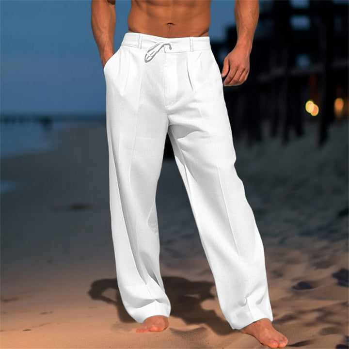 Elegant leisure pants for men with adjustable drawstring Lune London