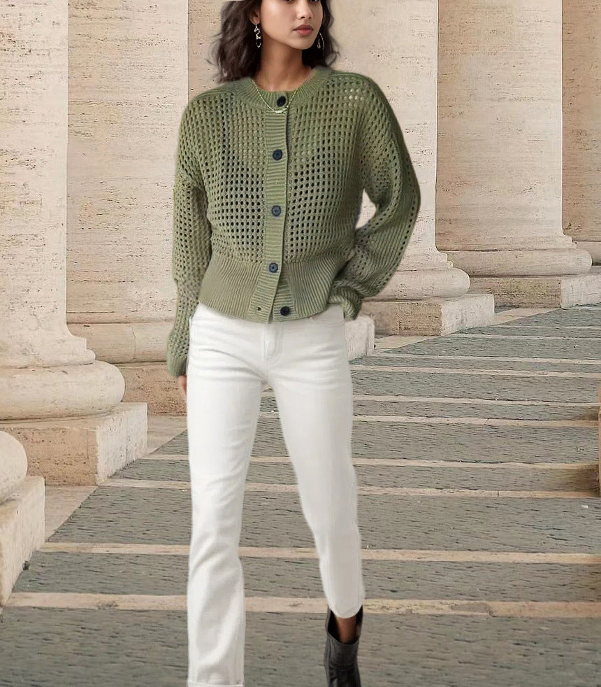 Women airy knit cardigan Lune London