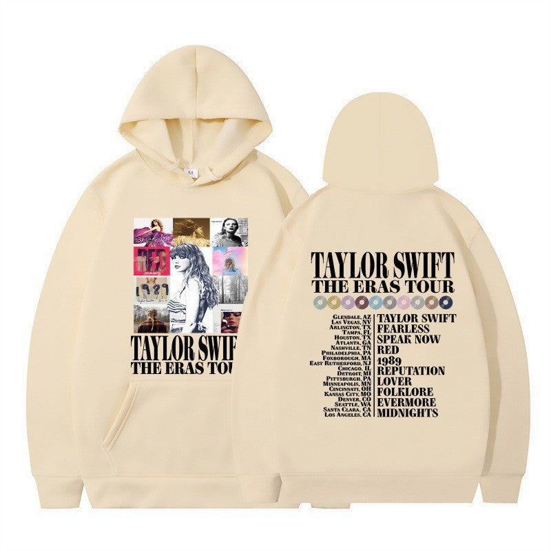 Ladies hoodie with artistic concert motif Chic & Stil
