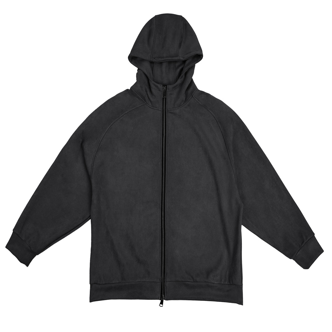 Ladies Fleece Hoodie with a practical zipper on the front and a comfortable fit Lune London