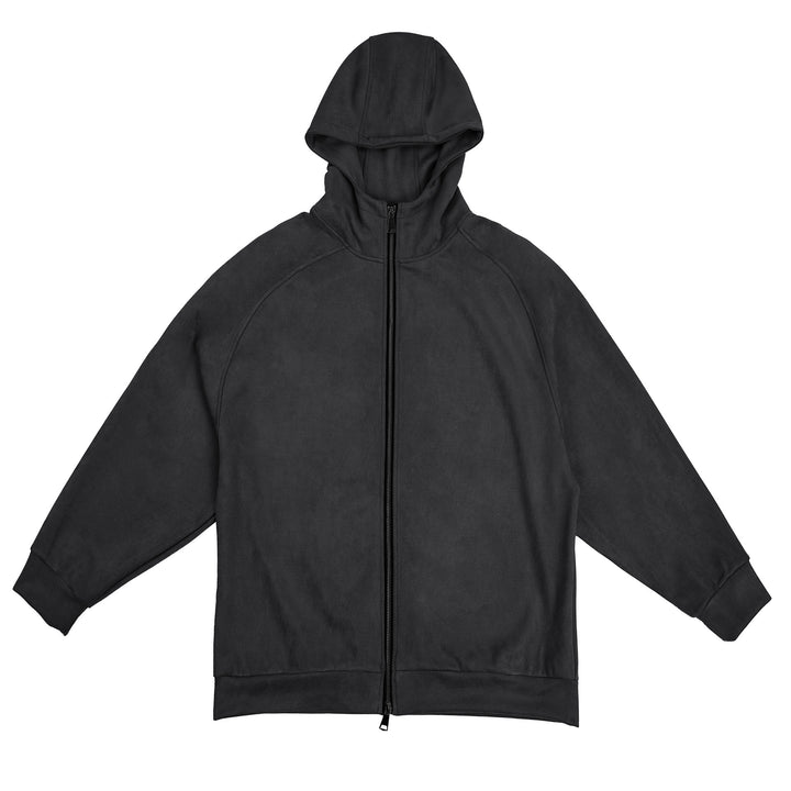 Ladies Fleece Hoodie with a practical zipper on the front and a comfortable fit Lune London