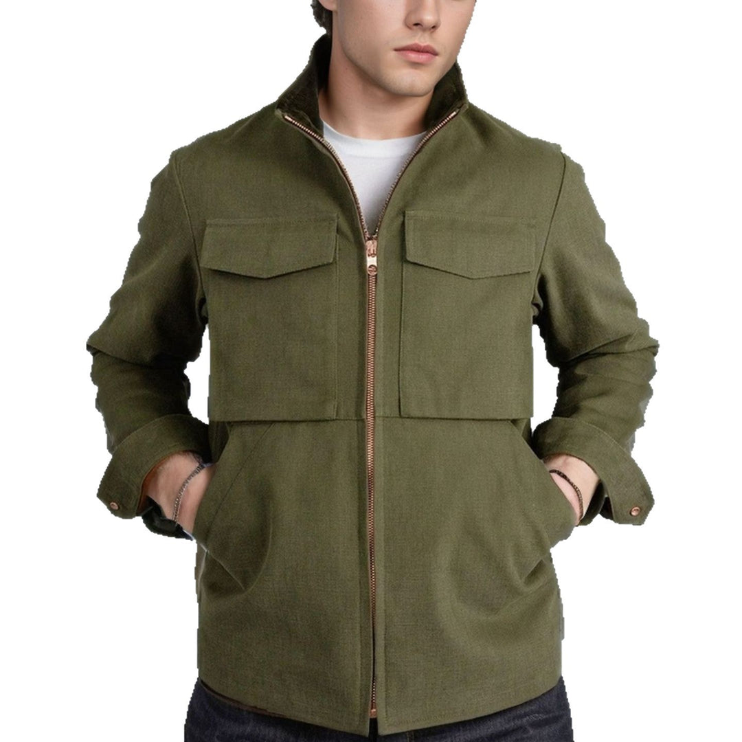 Fashionable men's transition jacket with practical pockets Lune London