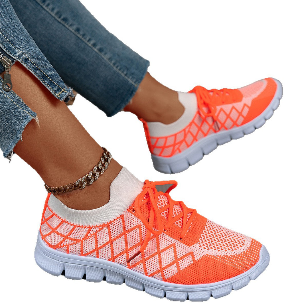 Lightweight knitted fitness sneakers for women Lune London
