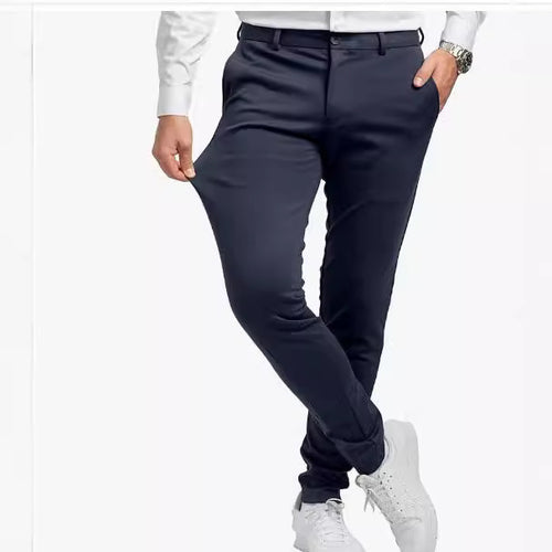Slim-fit chinos for men with stretch content Lune London