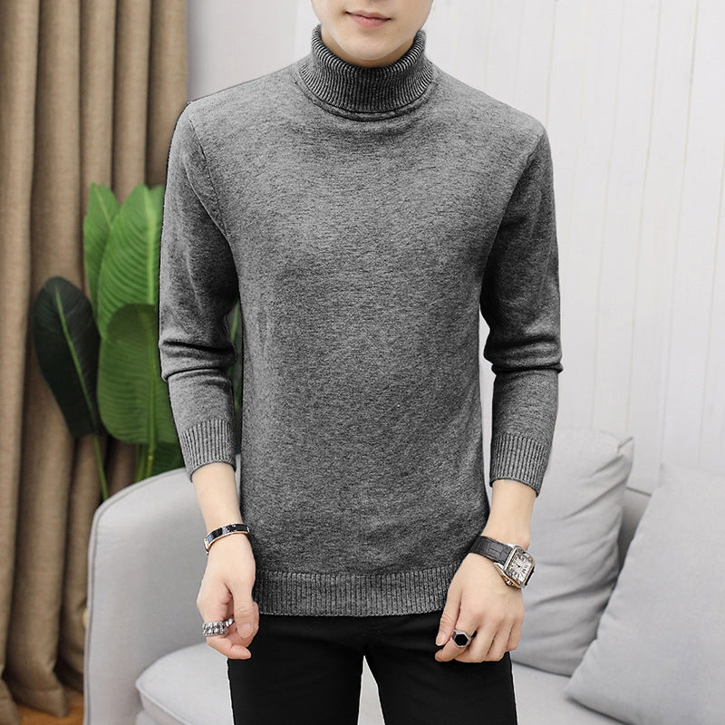 Turtleneck sweater with a fine structure for men Lune London