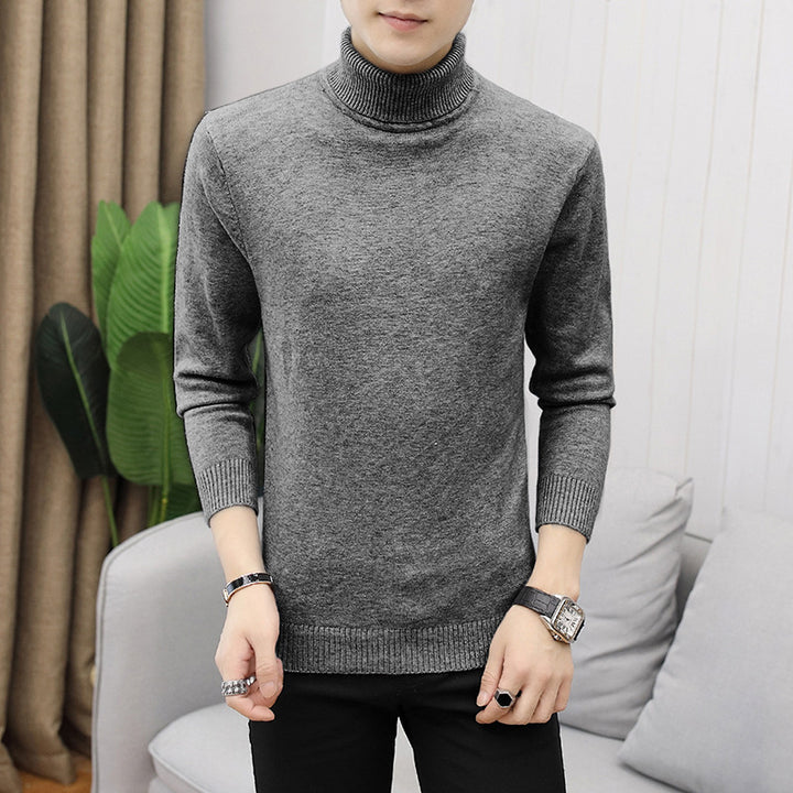 Turtleneck sweater with a fine structure for men Lune London