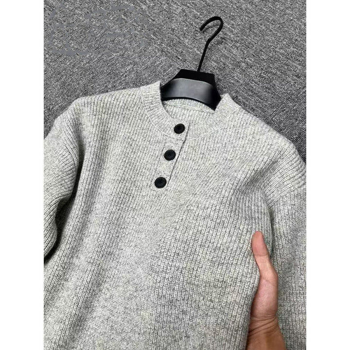 Fine knit sweater for women with button details Lune London
