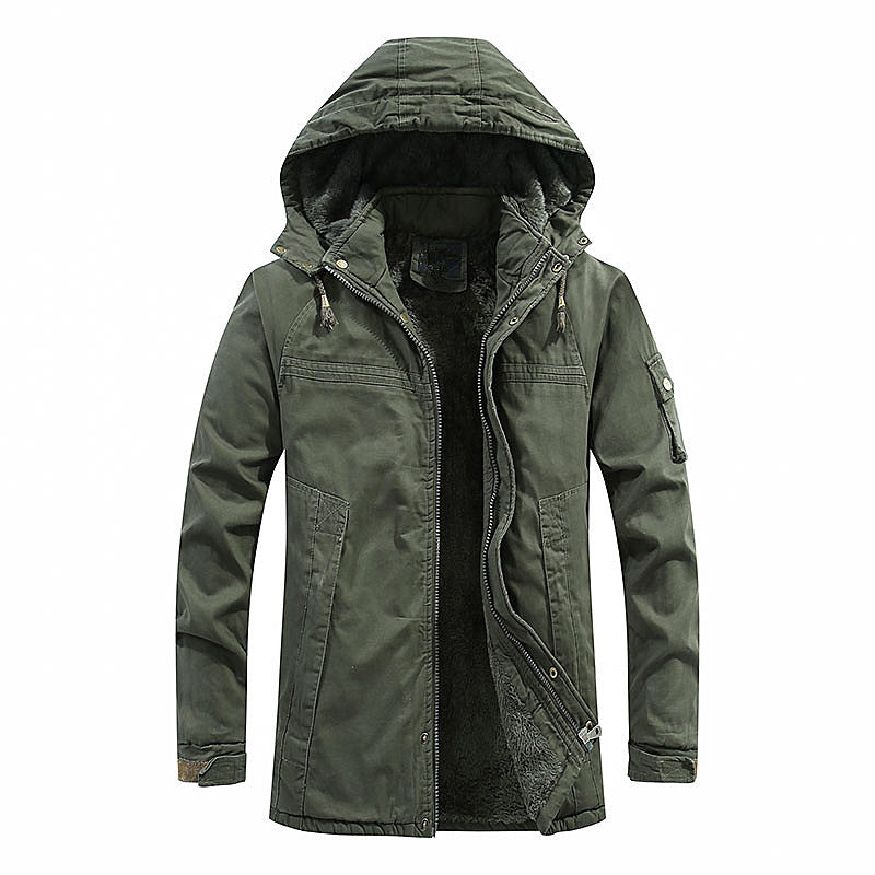 Functional winter jacket for men with fitted fleece lining Lune London