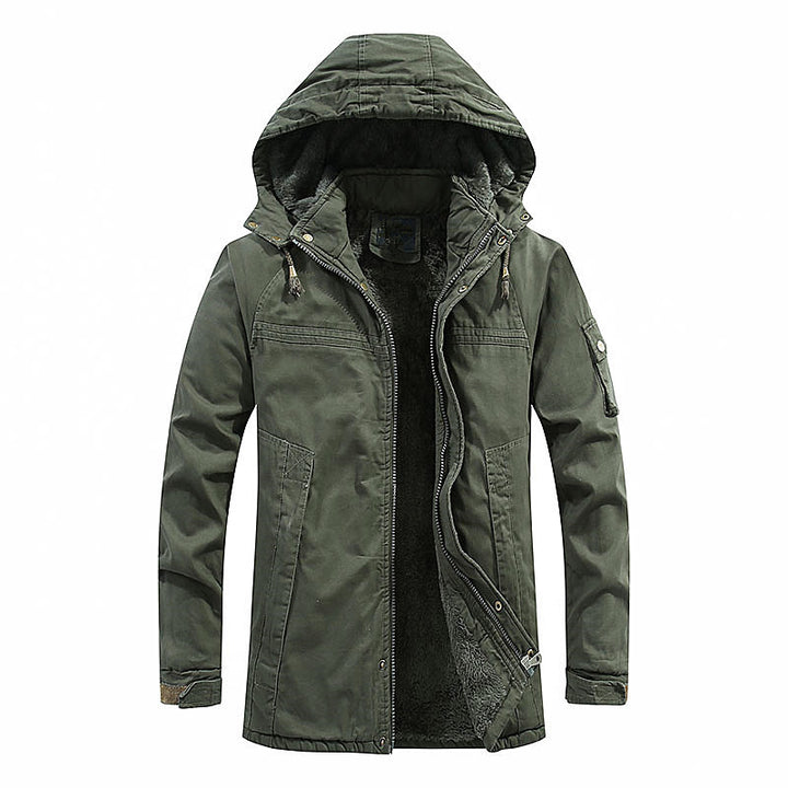 Functional winter jacket for men with fitted fleece lining Lune London