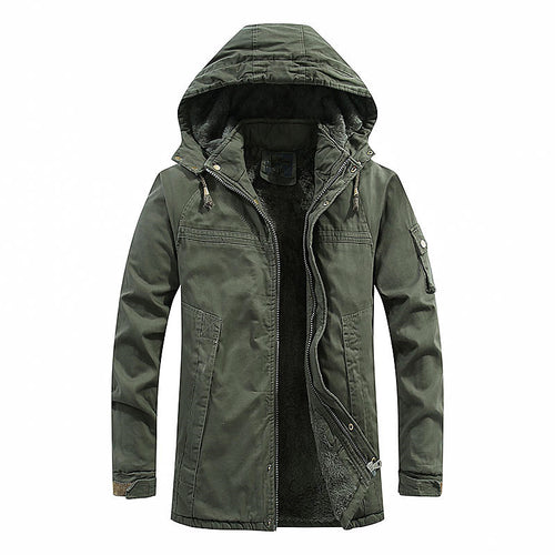 Functional winter jacket for men with fitted fleece lining Lune London