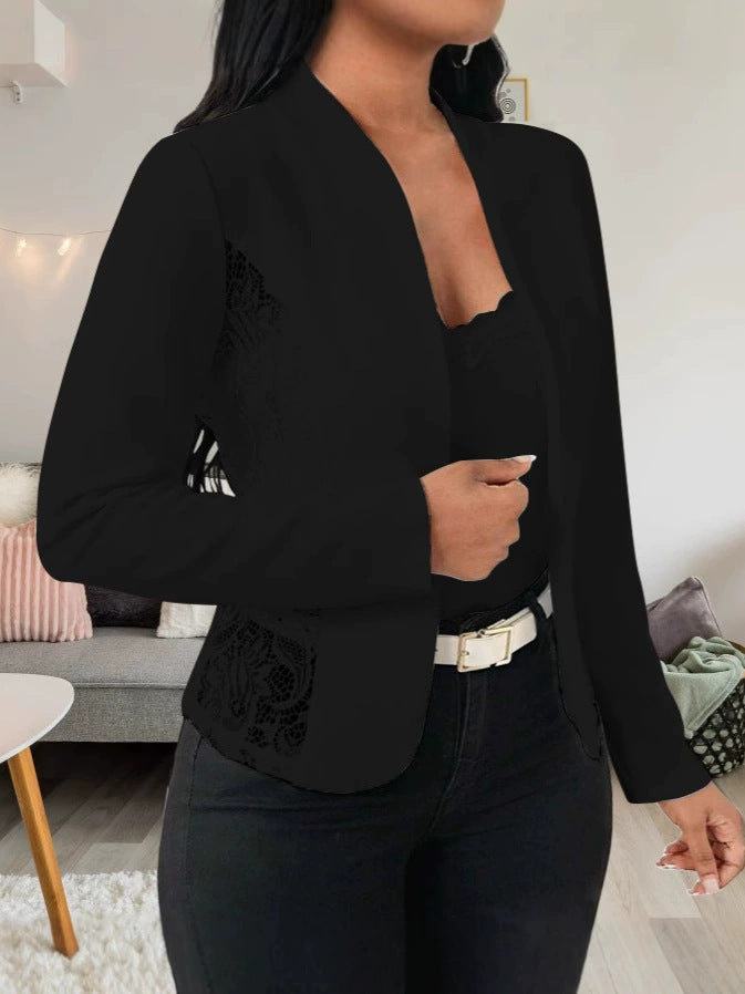 Elegant blazer jacket for women with lace and modern cut Lune London