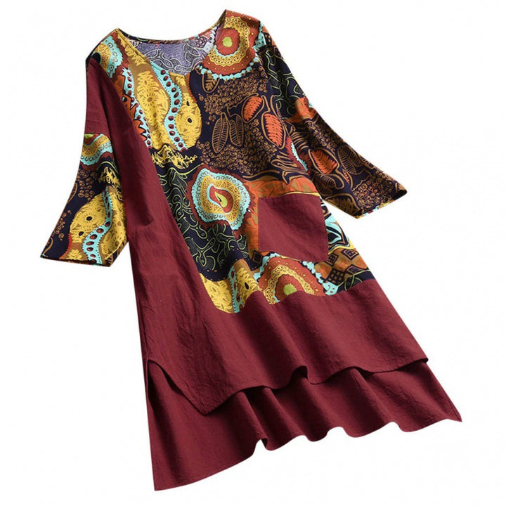 Tunique femme avec motif coloré et coupe décontractée Chic & Stil