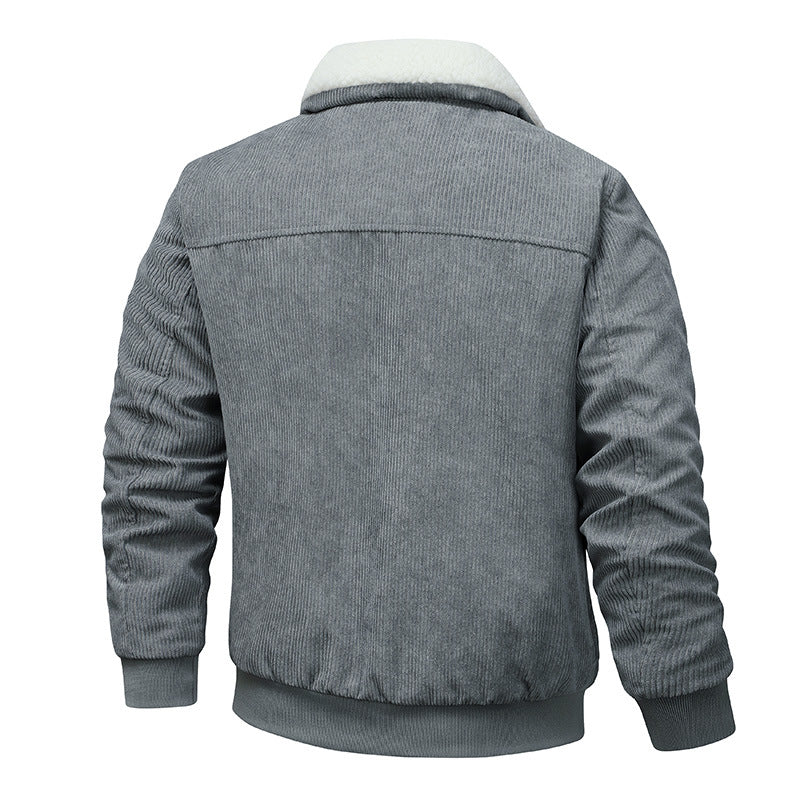 Trendy corduroy jacket for men with soft lining Lune London