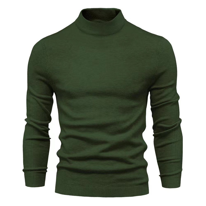 Elegant turtleneck sweater for men in soft merino Lune London