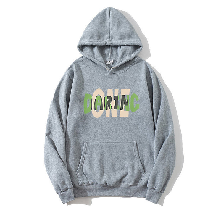 Women’s hoodie with large printed lettering Chic & Stil