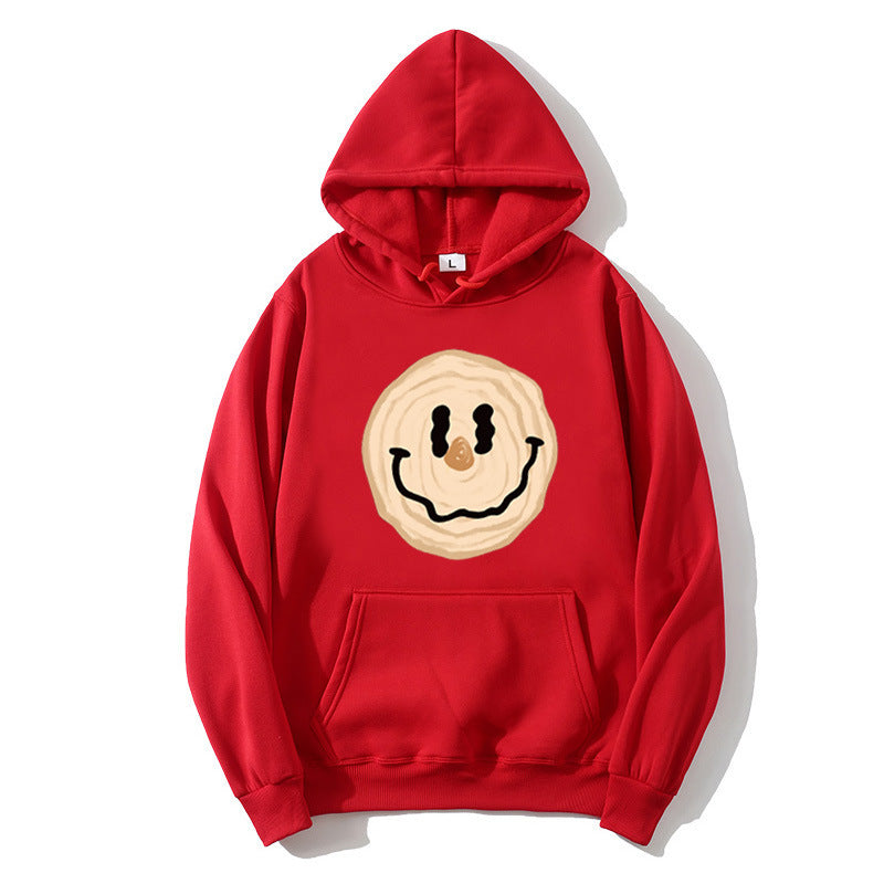 Women's hoodie with cheerful smile motif Chic & Stil