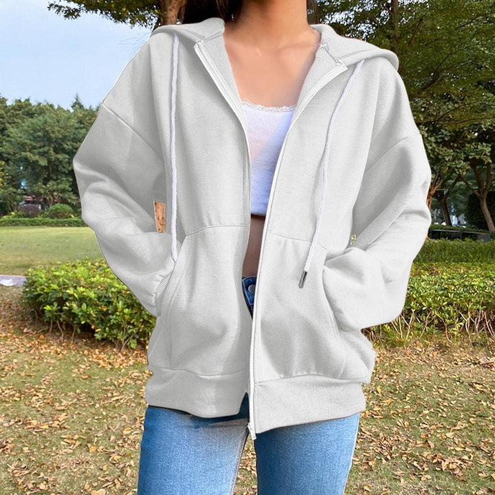 Women's oversized zip-up hoodie Lune London