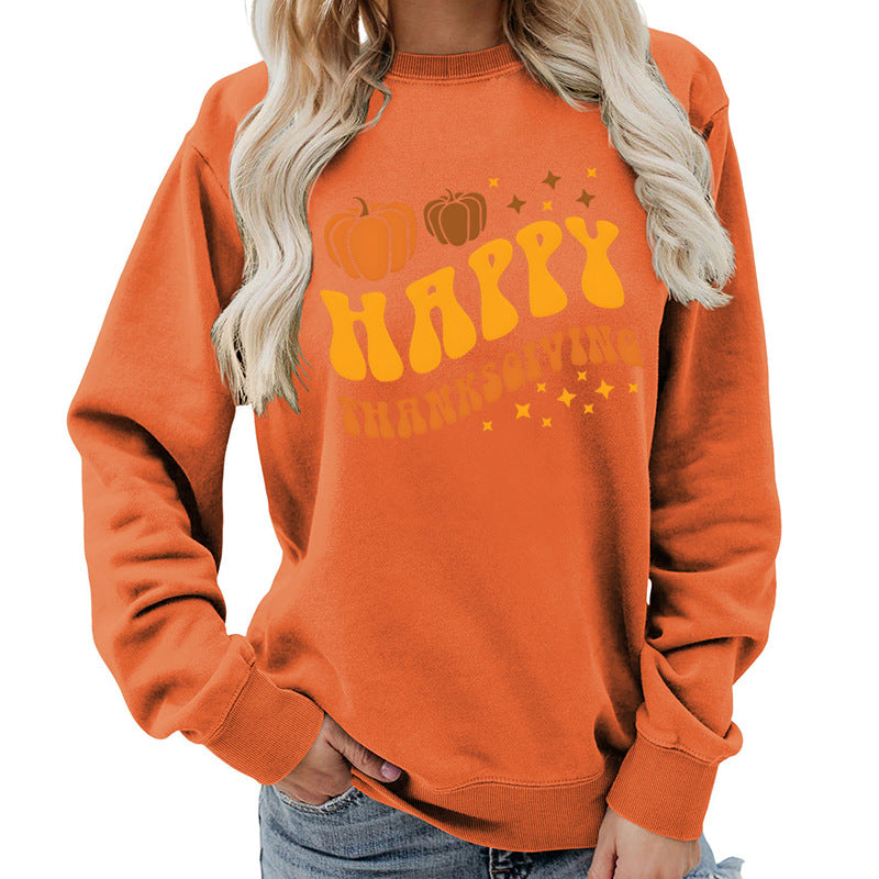 Pull pour les femmes avec motif de citrouille festive et coupe confortable Chic & Stil