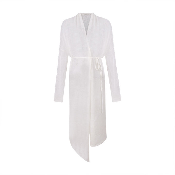 Lightweight kimono dress for women with belt Lune London