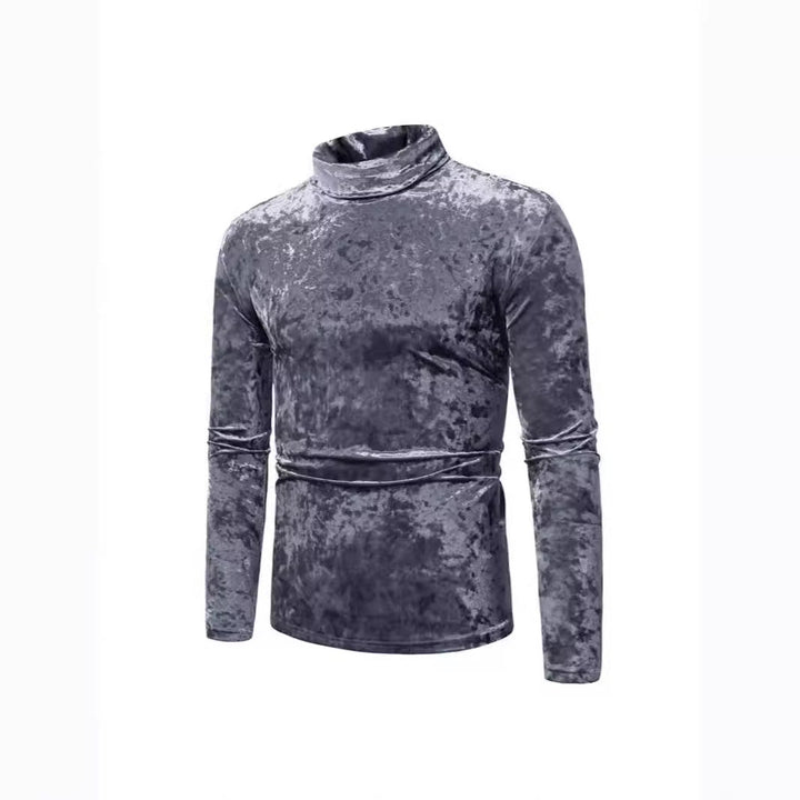 Lune London | Men's Elegant Turtleneck Sweater made of Soft Velvet Fabric