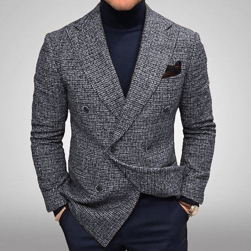 Men's Elegant Double-Breasted Jacket Lune London