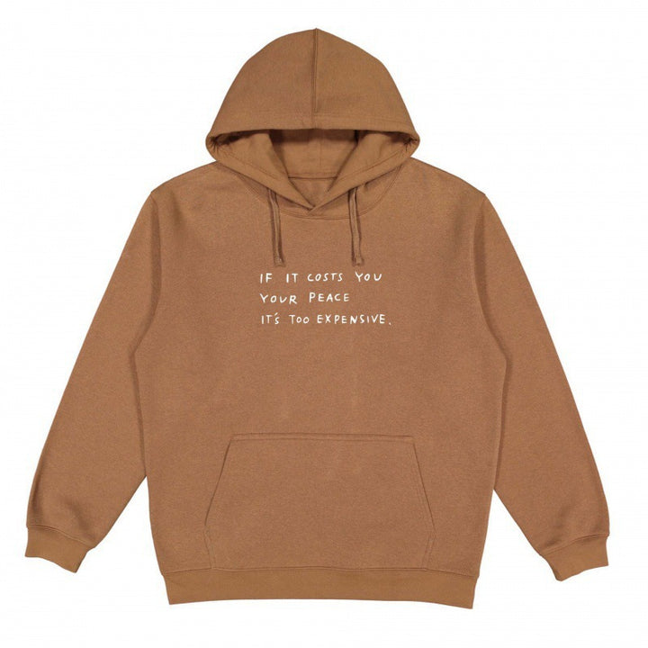Women's hoodie with inspiring quote and comfortable fit Lune London