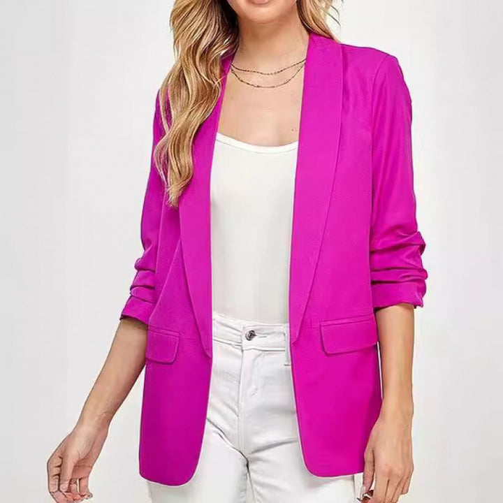 Women Open Fitted Blazer Lune London