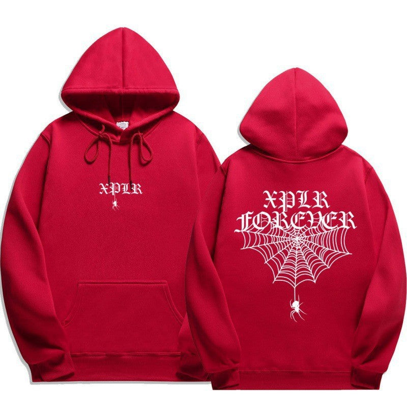 Women’s hoodie with cool graphic prints and kangaroo pocket Chic & Stil