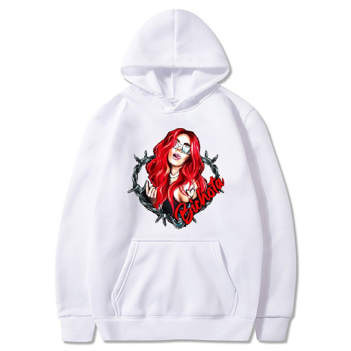Women’s hoodie with artistic graphic print and cozy fit Chic & Stil