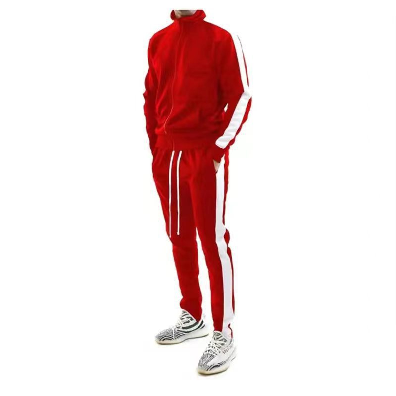 Lune London | Men's sporty tracksuit with full zip and contrast stripes