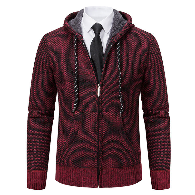 Stylish hooded jacket for men with soft inner lining and elegant accents Lune London