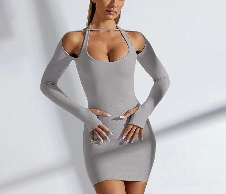 Lune London Ladies' Open Side Long Sleeve Mini Dress