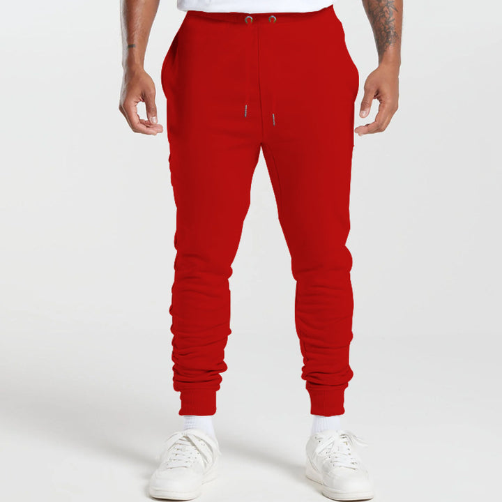 Men's sporty jogger pants with elastic waistband and practical pockets Lune London