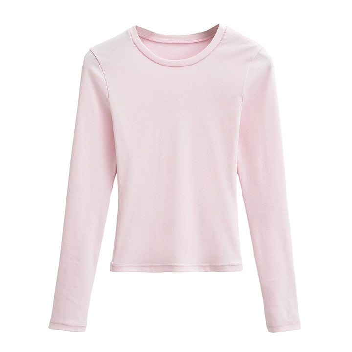 Women Long Sleeve T-shirt in Soft Cotton Blend Lune London