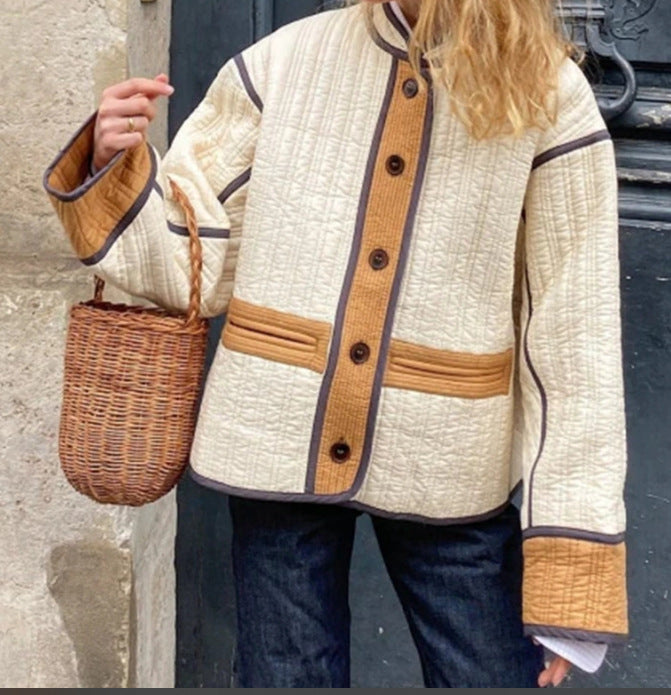 Ladies trendy quilted jacket Lune London