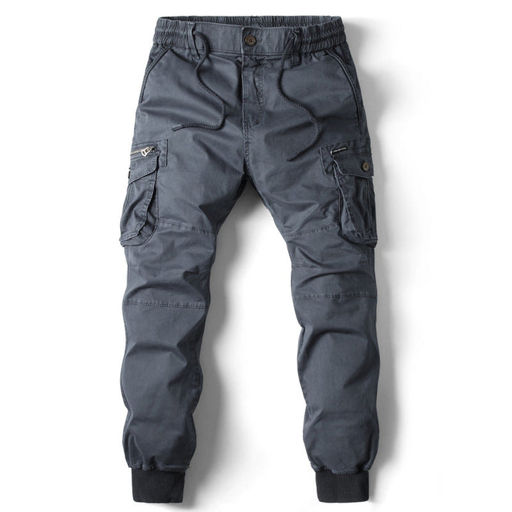 Men's Cargo Joggers with Adjustable Waistband and Practical Pockets Lune London