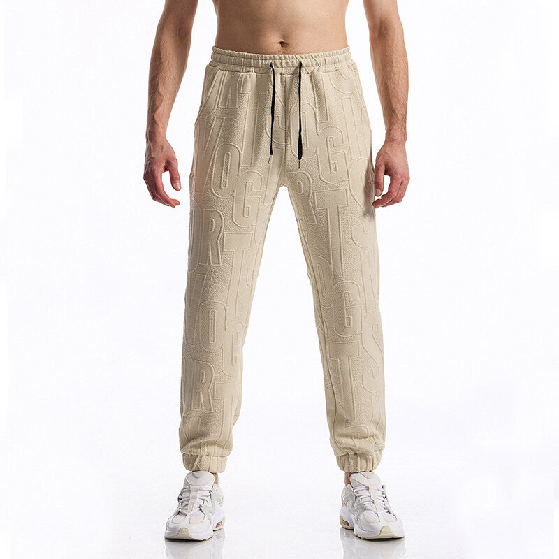 Men's sporty leisure pants with elastic waistband and side pockets Lune London