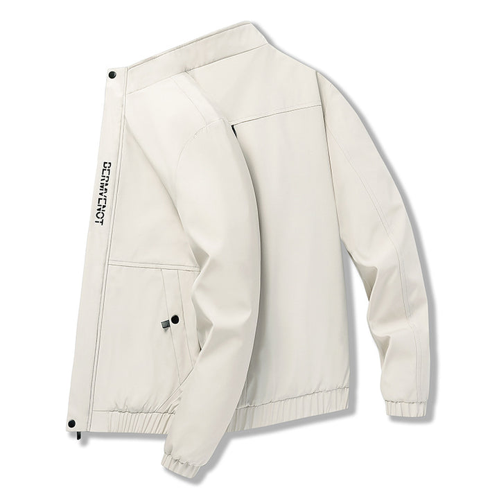 Trendy men’s transitional jacket with adjustable sleeves and practical pockets Lune London