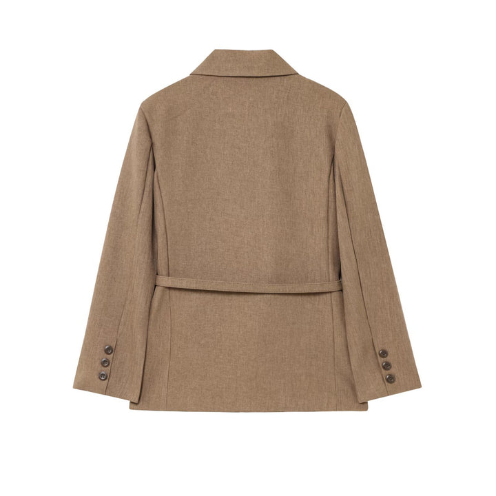 Fitted jacket for women with belt and side pockets Lune London